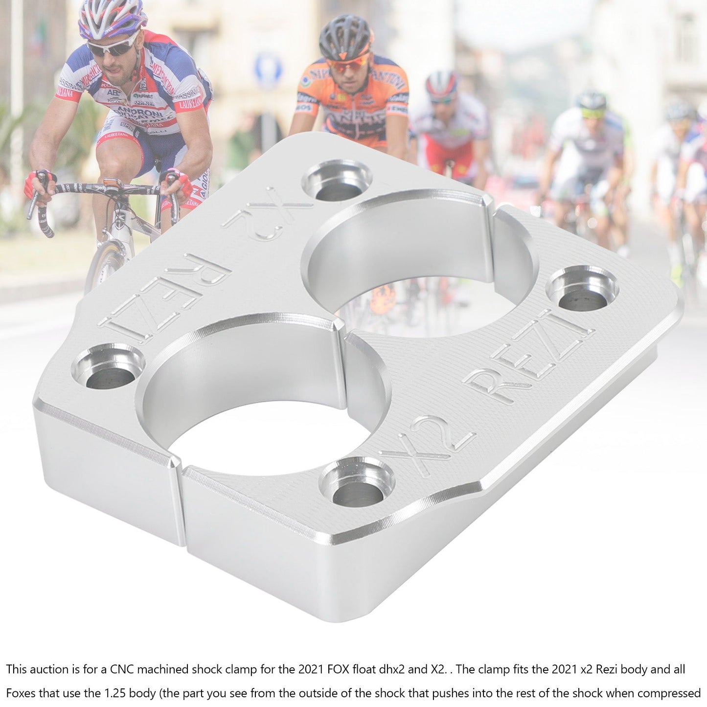 Body & Rezi Shock Clamp/Vise block For 2021 Fox Float X2 ＃803-00-969/803-01-545