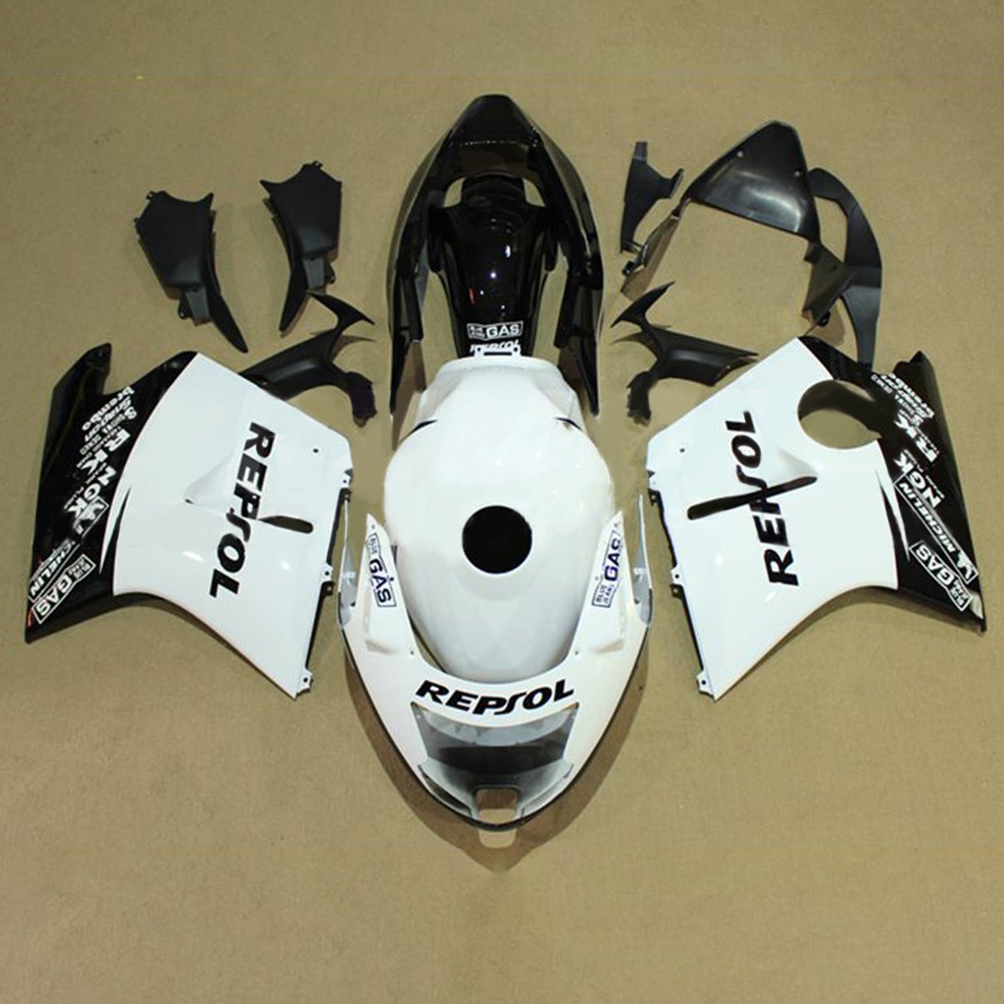 1996-2007 Honda CBR1100XX SuperBlackBird Injection Fairing Kit Bodywork ABS#131