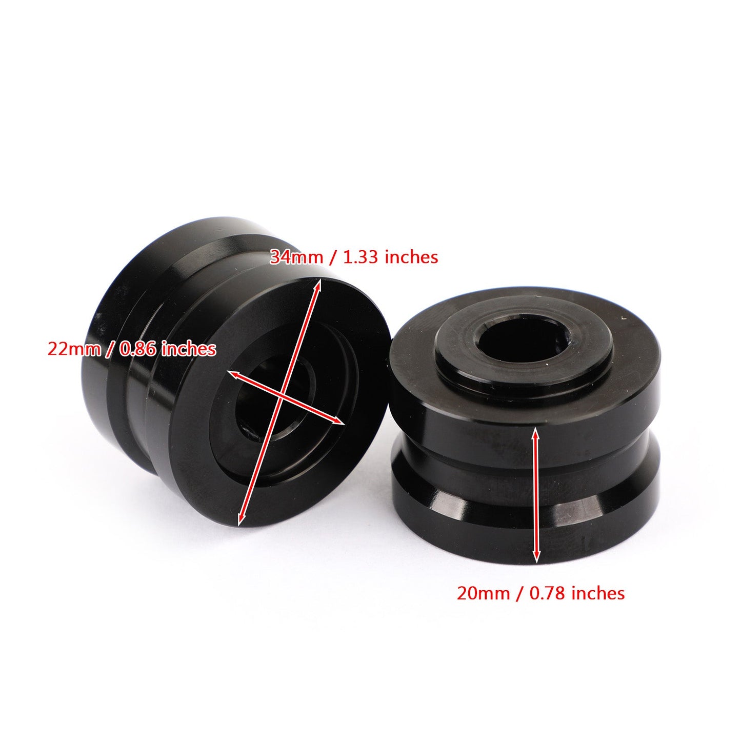 HANDLEBAR Bar Risers 20mm Rise Black Fit for Suzuki V-Strom DL 1050/XT 2019-2020