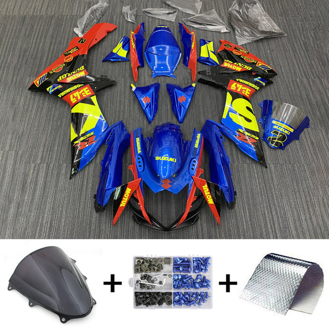 2011-2024 Suzuki GSXR 600/750 K11 Amotopart Injection Fairing Kit Bodywork Plastic ABS #101