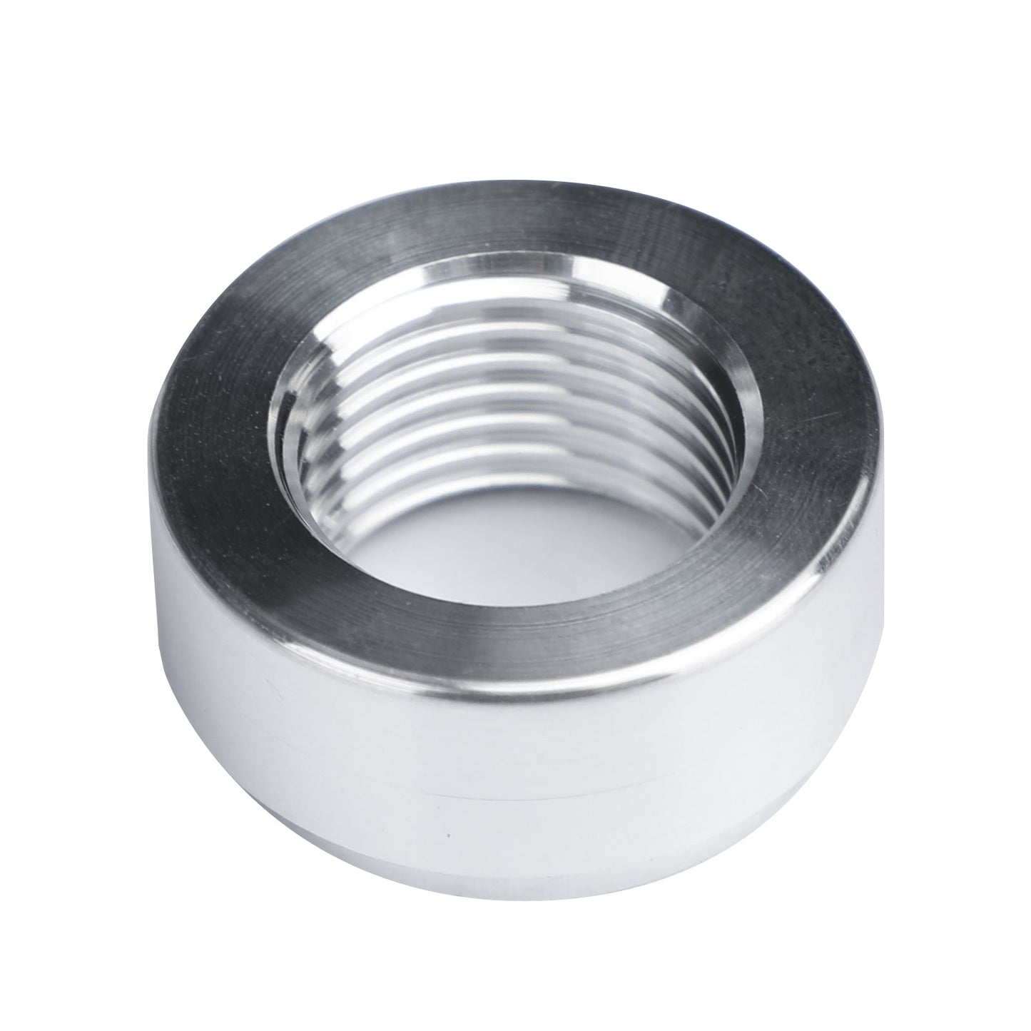 M16X1.5 Female Aluminum Weld On Fitting Bung Silver
