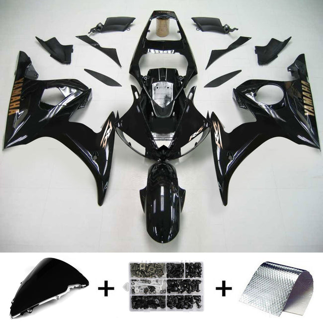 2005 Yamaha YZF 600 R6 Injection Fairing Kit Bodywork Plastic ABS #140