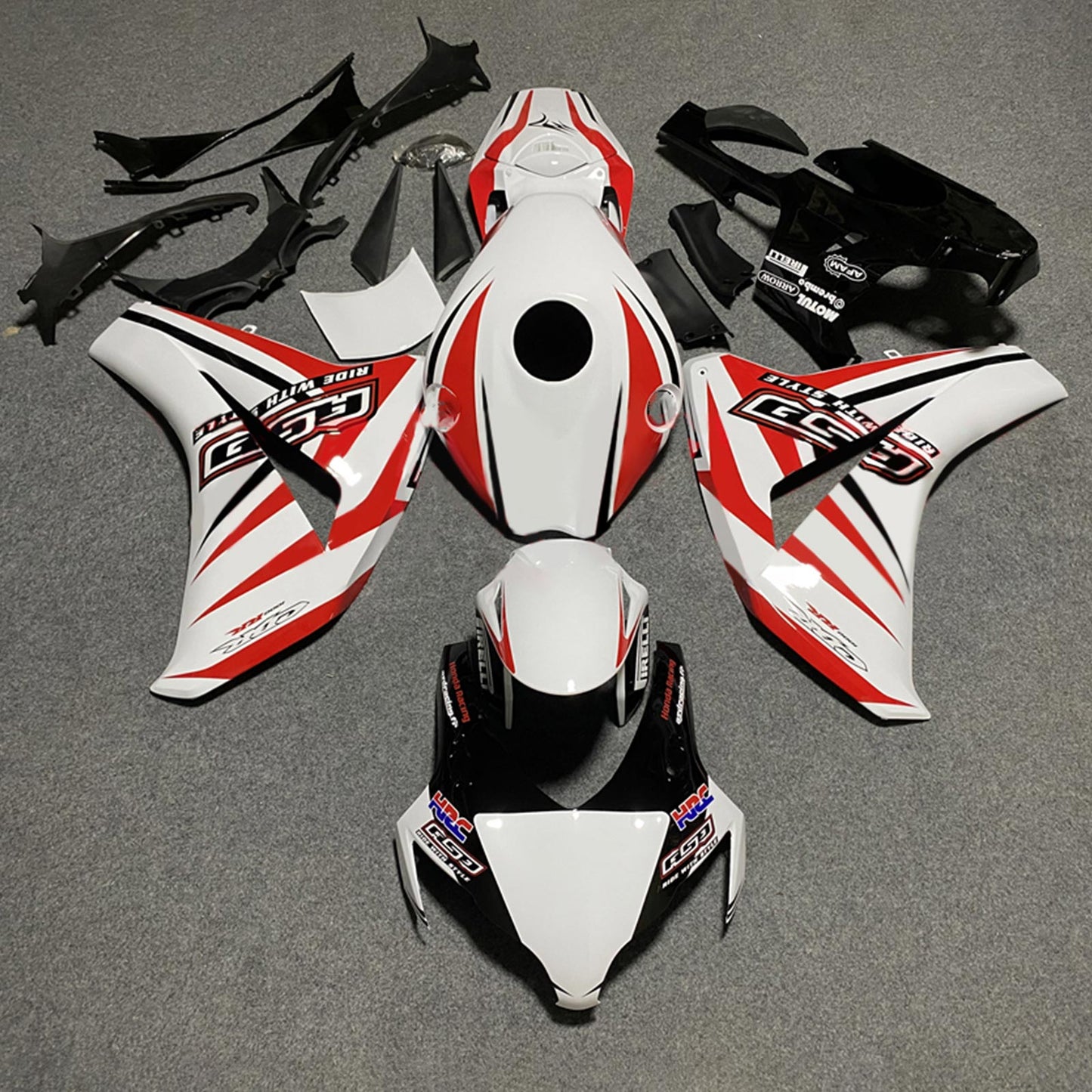 2008-2011 Honda CBR1000RR Injection Fairing Kit Bodywork Plastic ABS#175