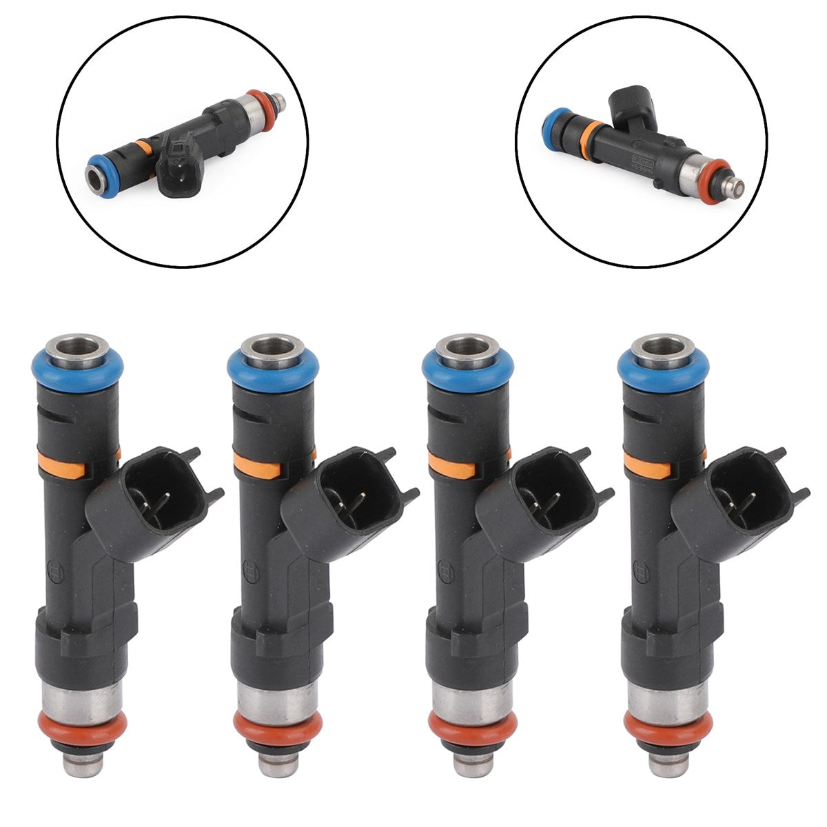 4PCS Fuel Injectors Fit 2006-2012 Mazda3 2.0L 2006-2008 Mazda6 0280158103