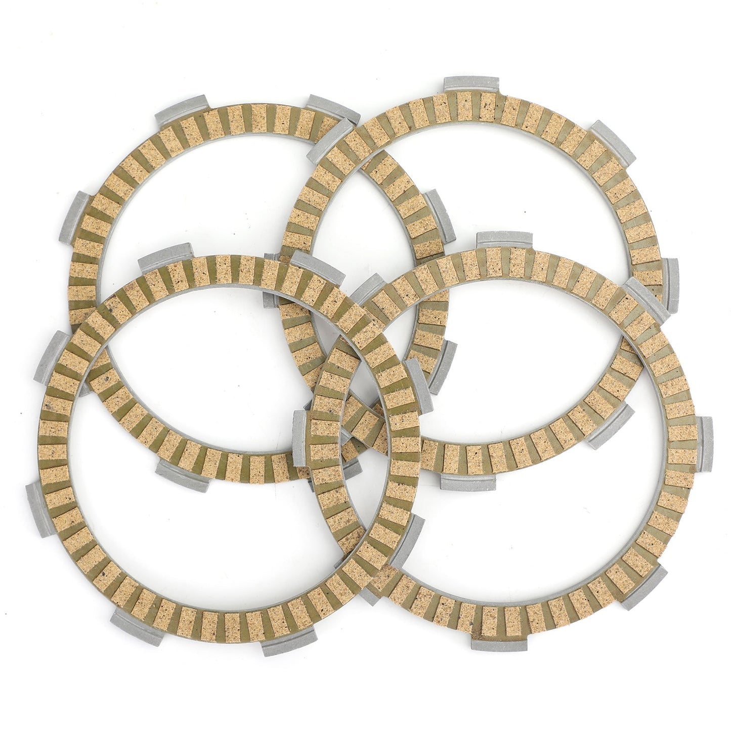 Clutch Plate Kit - Friction & Steel Plates For Yamaha ATV YFM125R RAPTOR 125 YBR125 XT125X XT125R