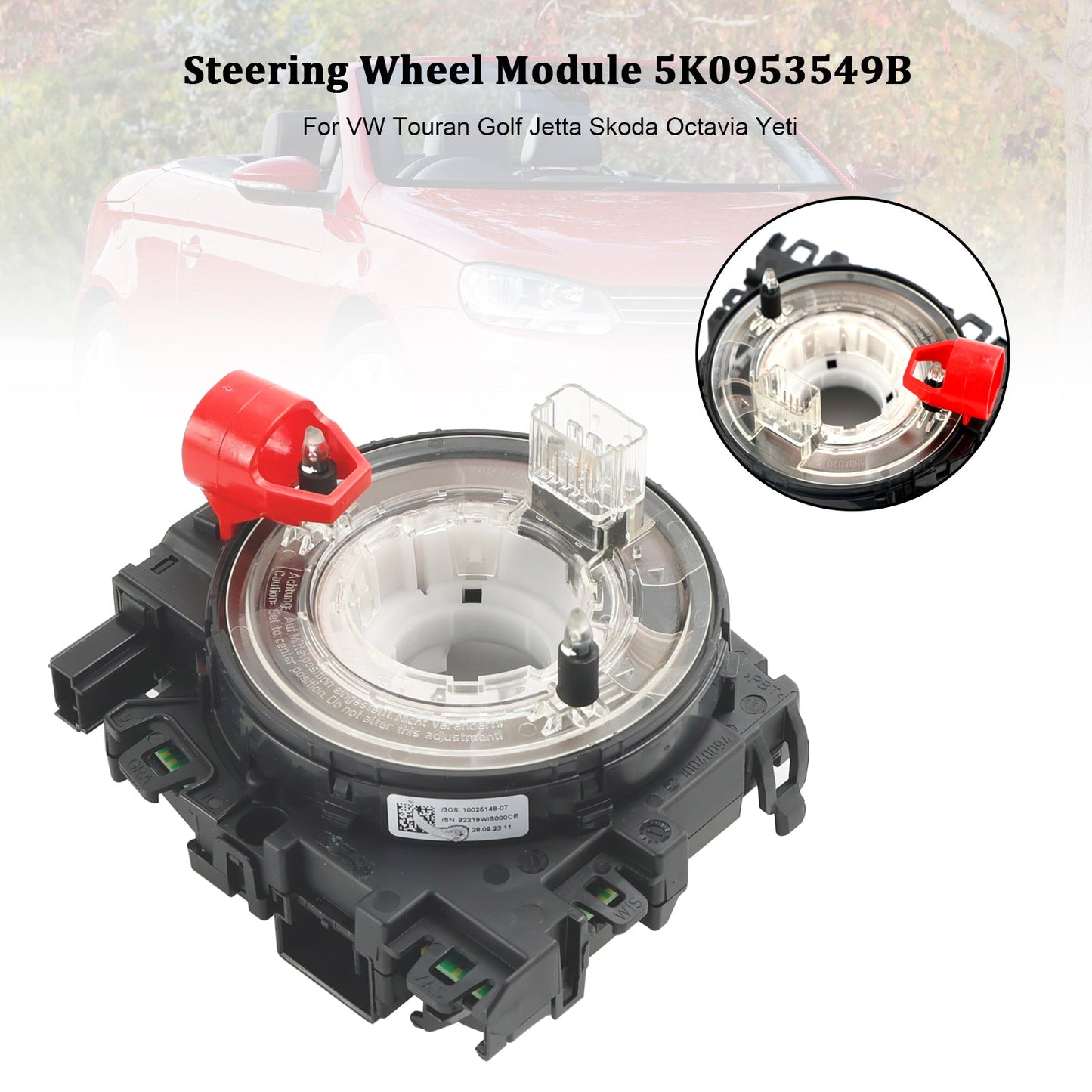 2011-2016 VW Eos Steering Wheel Module 5K0953549B