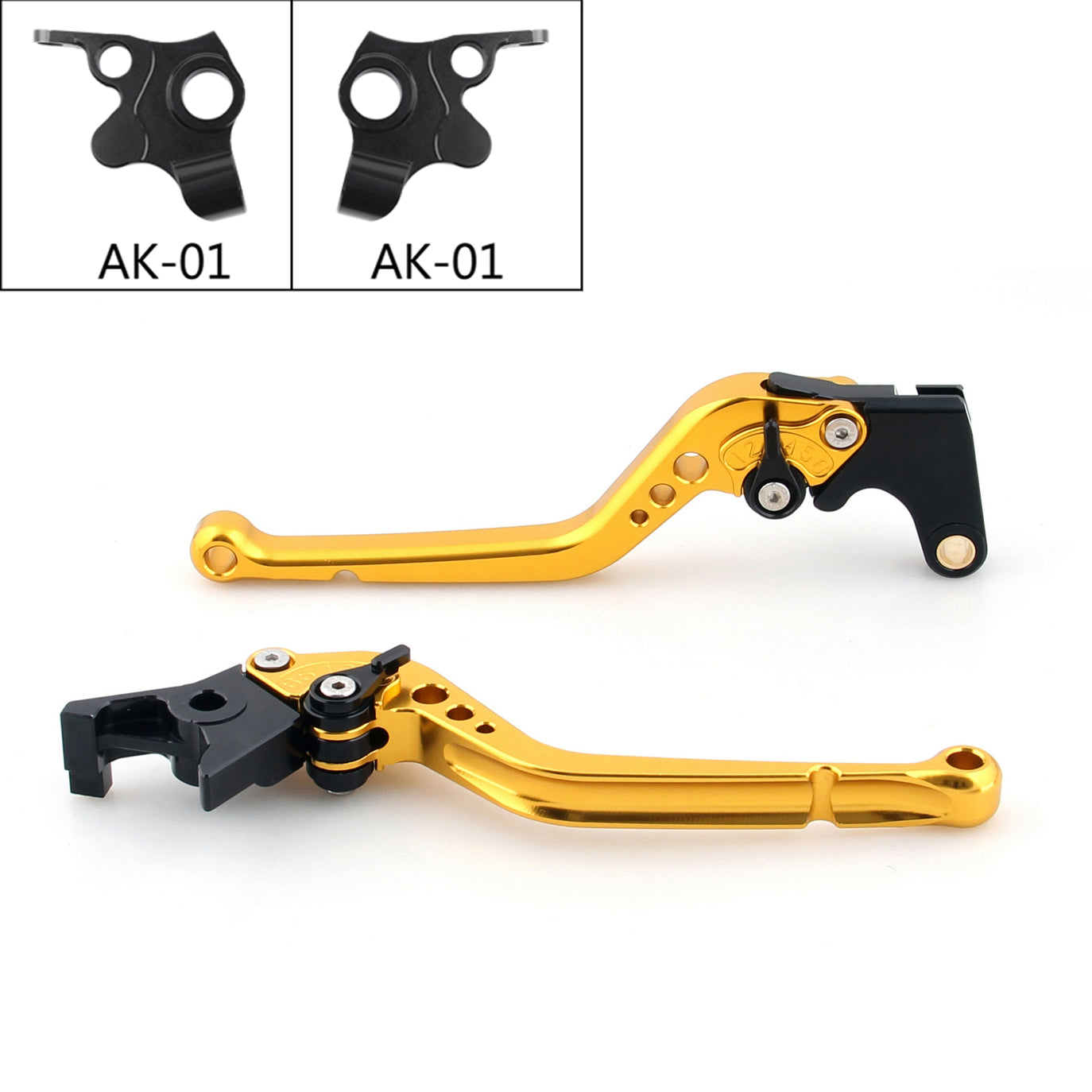 Motorcycle Long Adjustable Brake Clutch Levers For KYMCO 2017-2018 AK550 Black