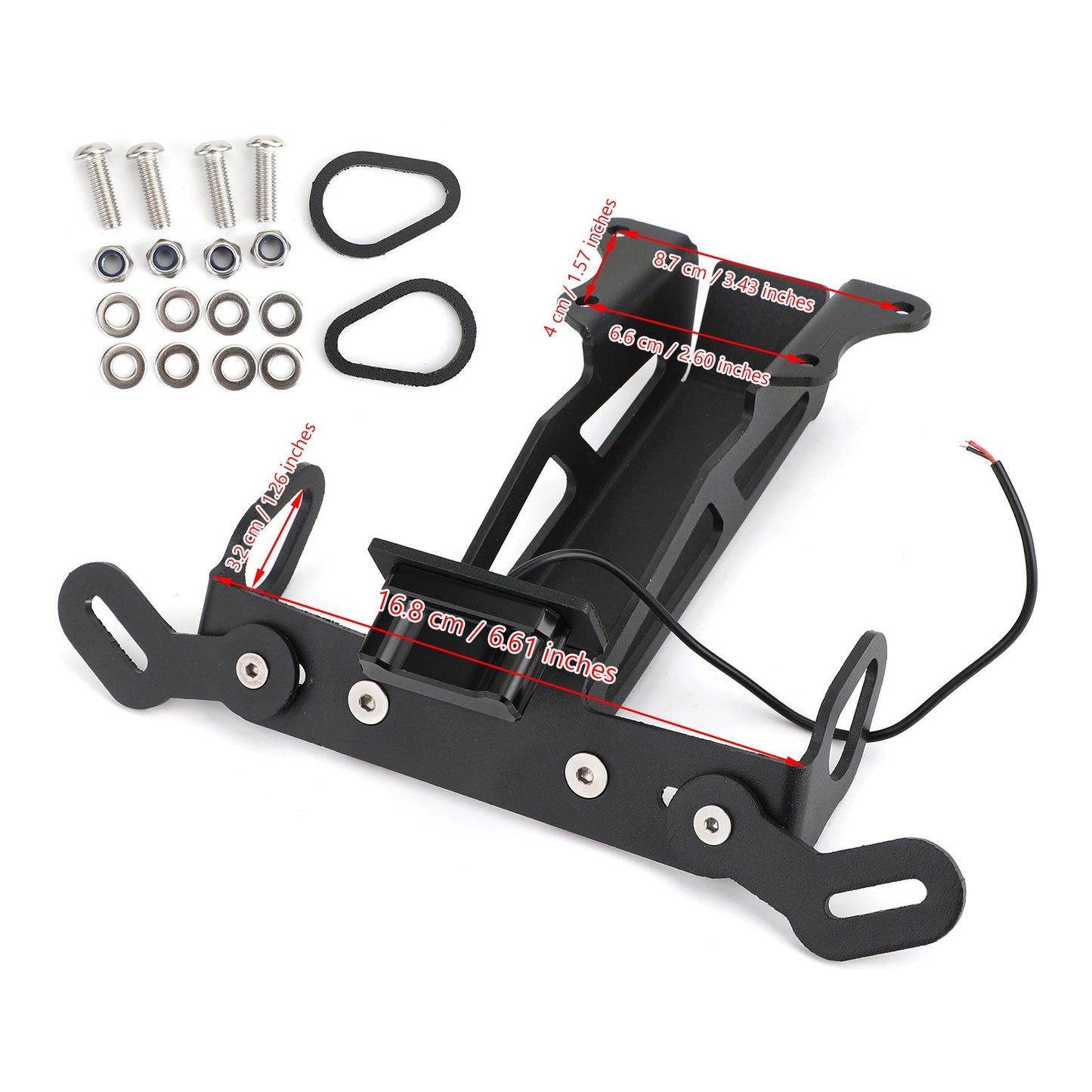 Rear License Plate Holder Bracket For YAMAHA FJ-09 / MT-09 Tracer 2015-2018