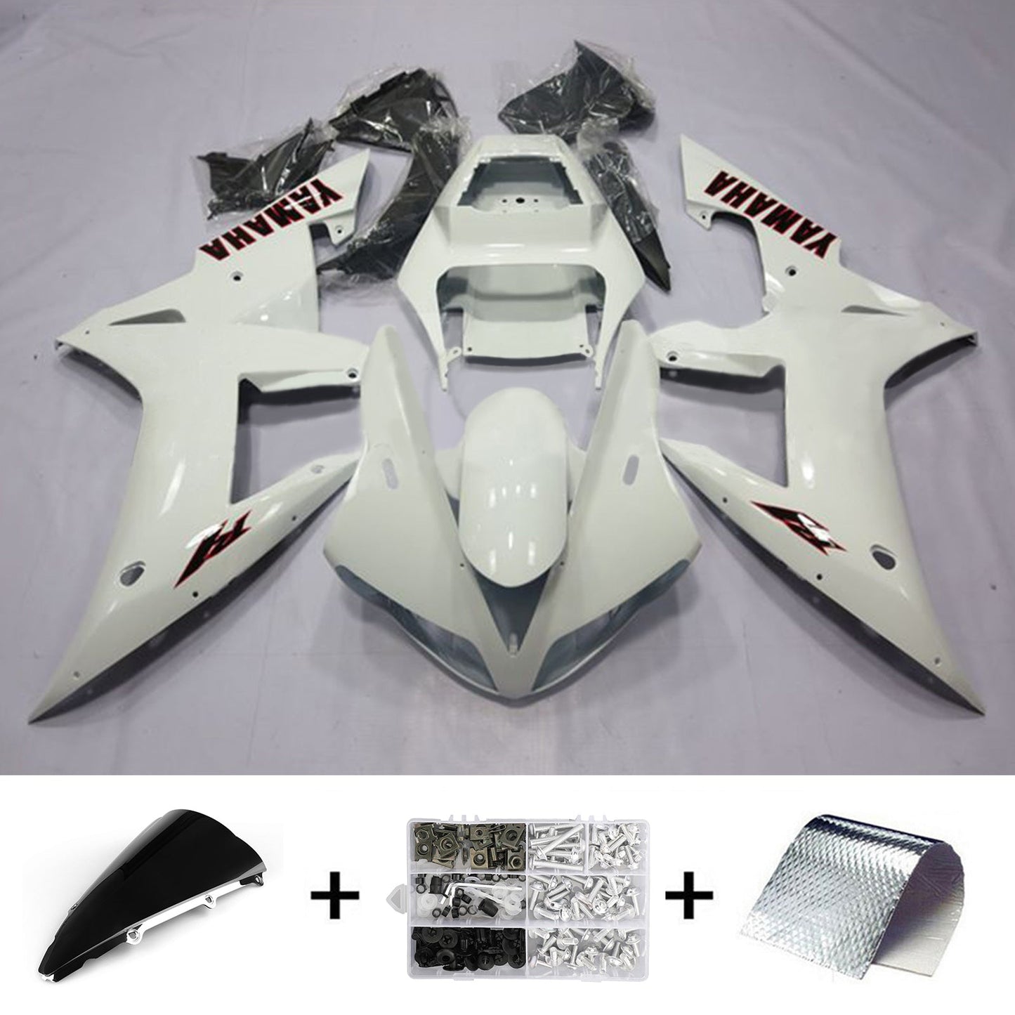 2002-2003 Yamaha YZF-R1 Injection Fairing Kit Bodywork Plastic ABS#37