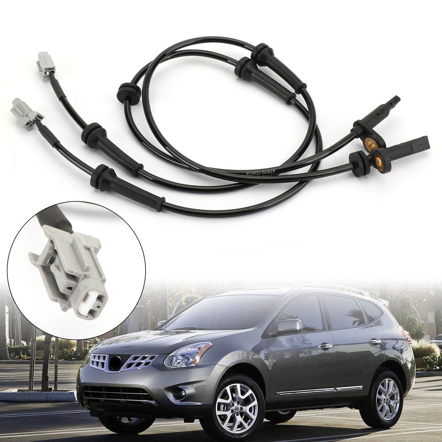 2Pcs Front ABS Wheel Speed Sensor Fit For Nissan Rogue 2.5L X-Trail ALS1658