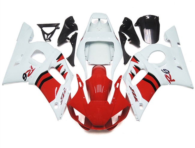 1998-2002 Yamaha YZF 600 R6 Injection Fairing Kit Bodywork Plastic ABS #35