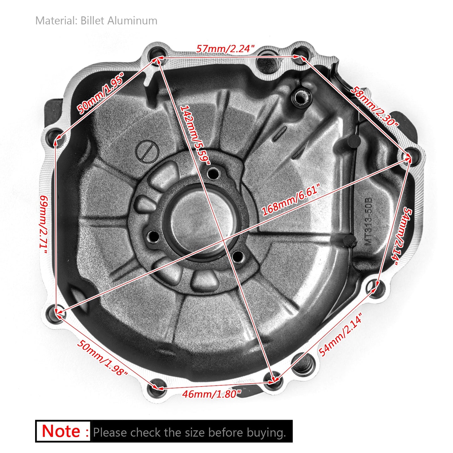 Suzuki GSX-R 650 GSXR 700 GSXR 1000 400 Aluminum Engine Crank Case Stator Alternator Cover