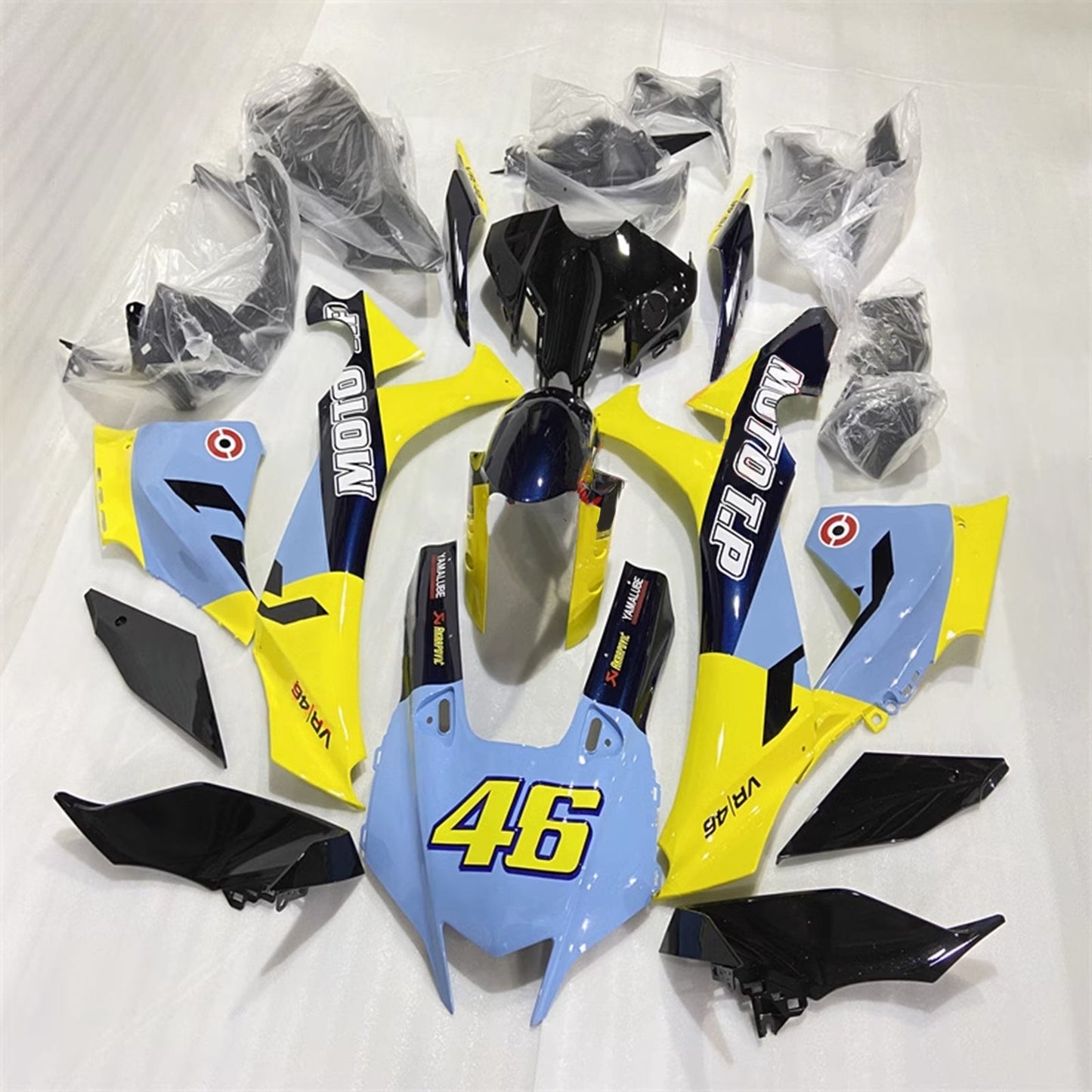 2020-2024 Yamaha YZF R1 Amotopart Injection Fairing Kit Bodywork Plastic ABS #101