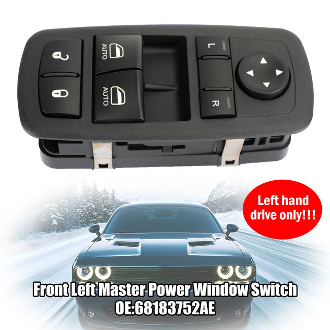 68183752AE Front Left Master Power Window Switch for Dodge Challenger 2015-2017