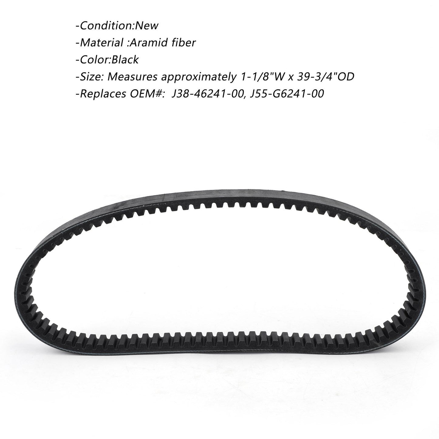 Golf Cart Clutch Drive Belt for Yamaha G2 G8 G9 G11 G14 G16 G20 G21 G22 G29,Clutch Drive Belt Fit for Yamaha Golf Cart Clutch G2 G8 G9 G11 J55-G6241-00-00,Drive Belt for Yamaha G2 G5 G8 G9 G11 G14 G16 G20 G21 Golf Cart J55-G6241-00-00