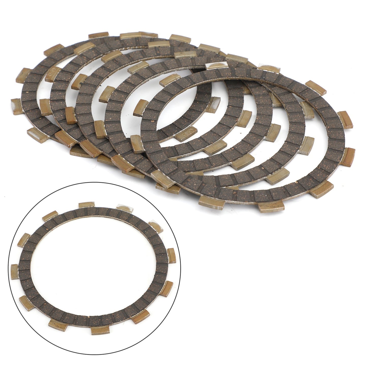 Clutch Plate Kit - Friction Plates For Suzuki PE250 T/X/Z 1980-1982 RM250 N/T/X/Z/D/E/F 1979-1985