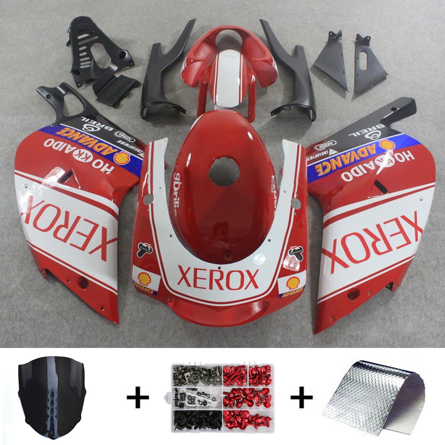 2000-2005 Aprilia RS125 Amotopart Injection Fairing Kit Bodywork Plastic ABS #106