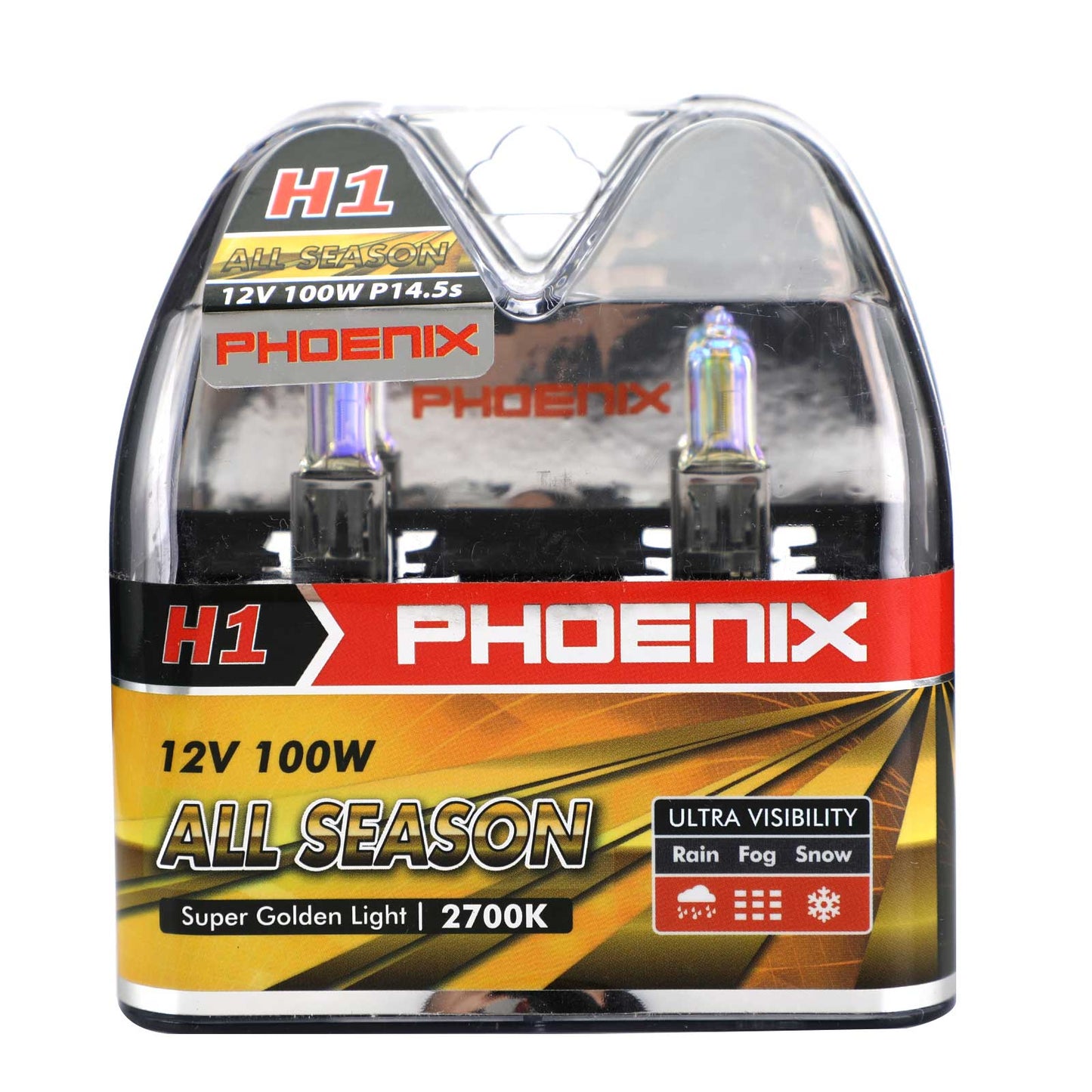 H1 For Phoenix All Season Super Golden Light 2700K 100W Ultra Visibility