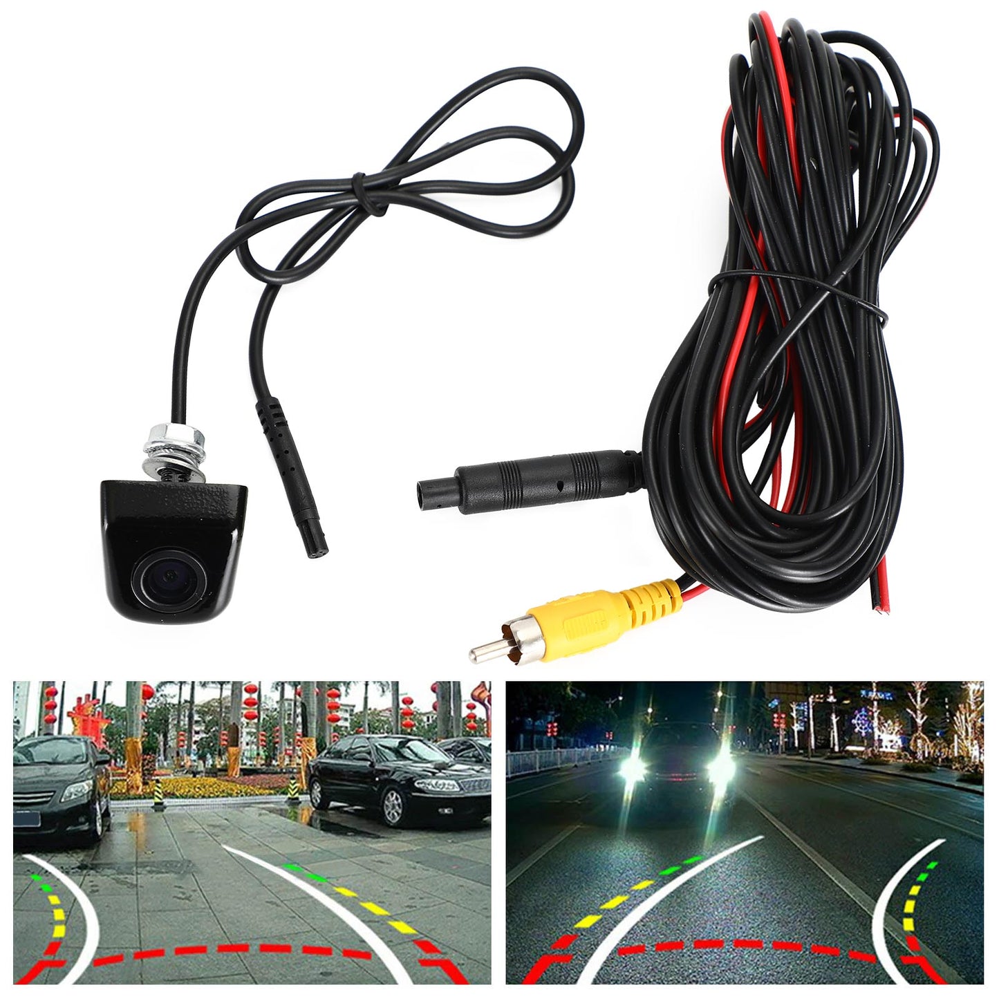 Dynamic Trajectory Parking Line Truck SUV Car Reverse Backup Camera Night Vision