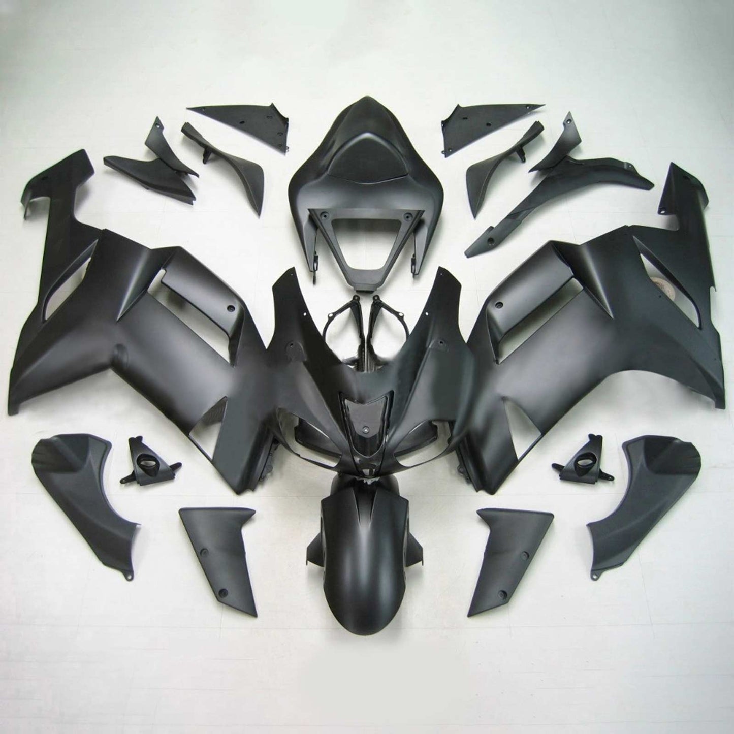 2007-2008 Kawasaki ZX6R 636 Amotopart Injection Fairing Kit Bodywork Plastic ABS #127