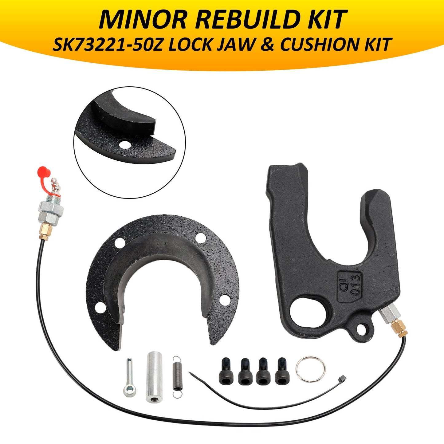 Minor Rebuild Lock Jaw & Cushion Kit SK73221-50Z For Left Hand Jost 5th Wheel