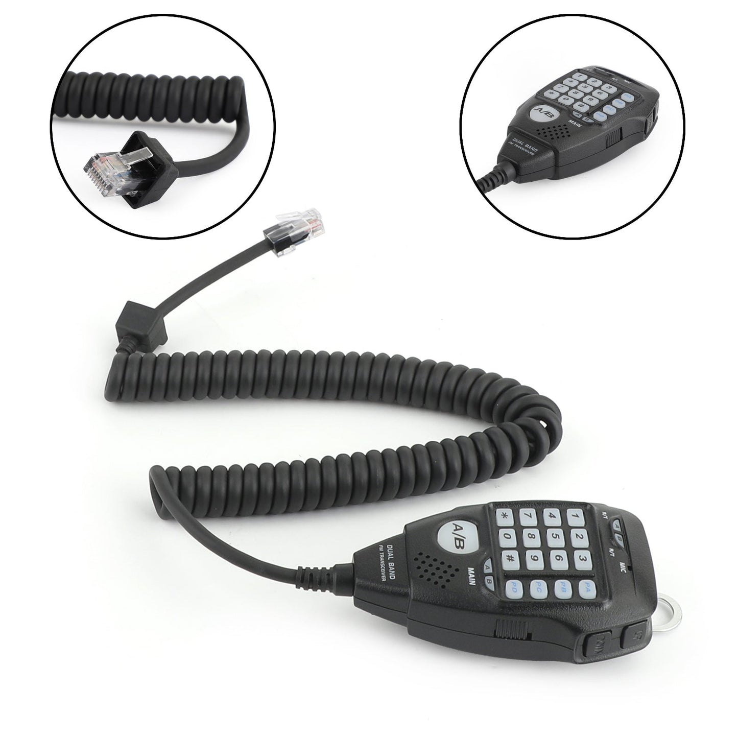 Handheld Microphone Walkie-talkie Mic Fit For AnyTone AT-778UV AT-588UV