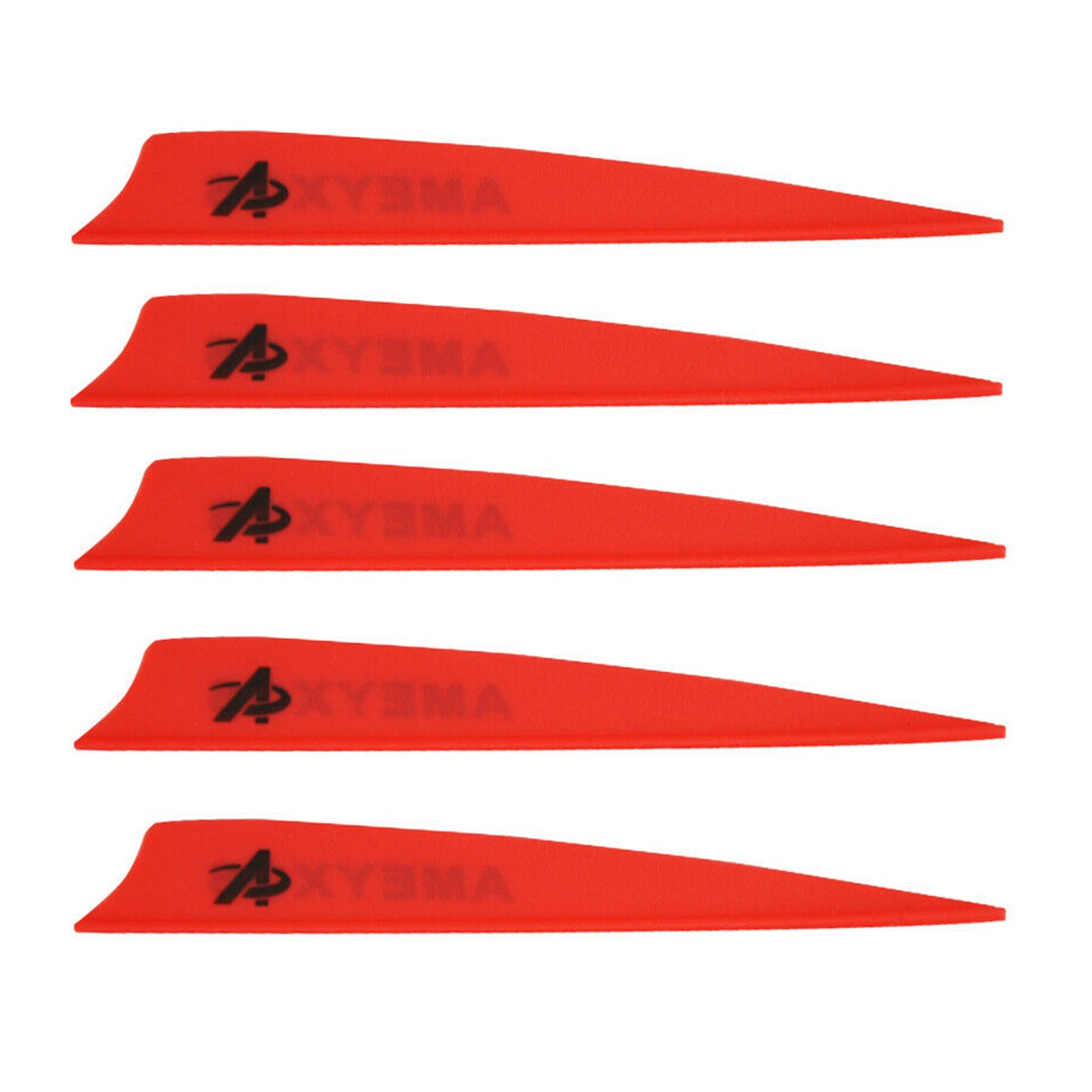 50pcs 2" 3" 4" Archery Plastic Vanes Arrow Feathers Rubber Fletches Fletching