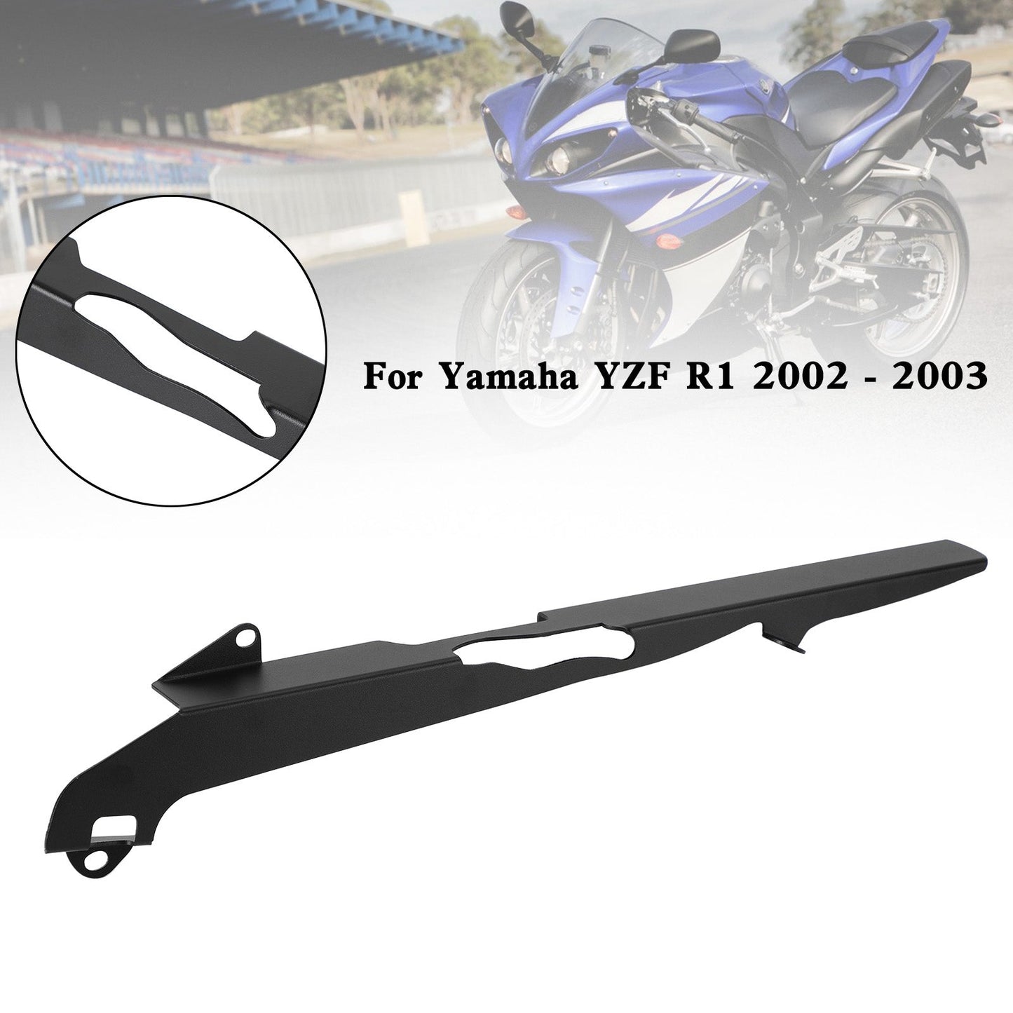 Rear Sprocket Chain Guard Protector Cover For Yamaha YZF R1 2002 2003