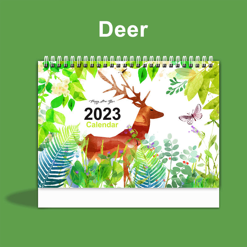 2023.1-2023.12 Month To View Stand Up Desk Office Top Calendar Planner