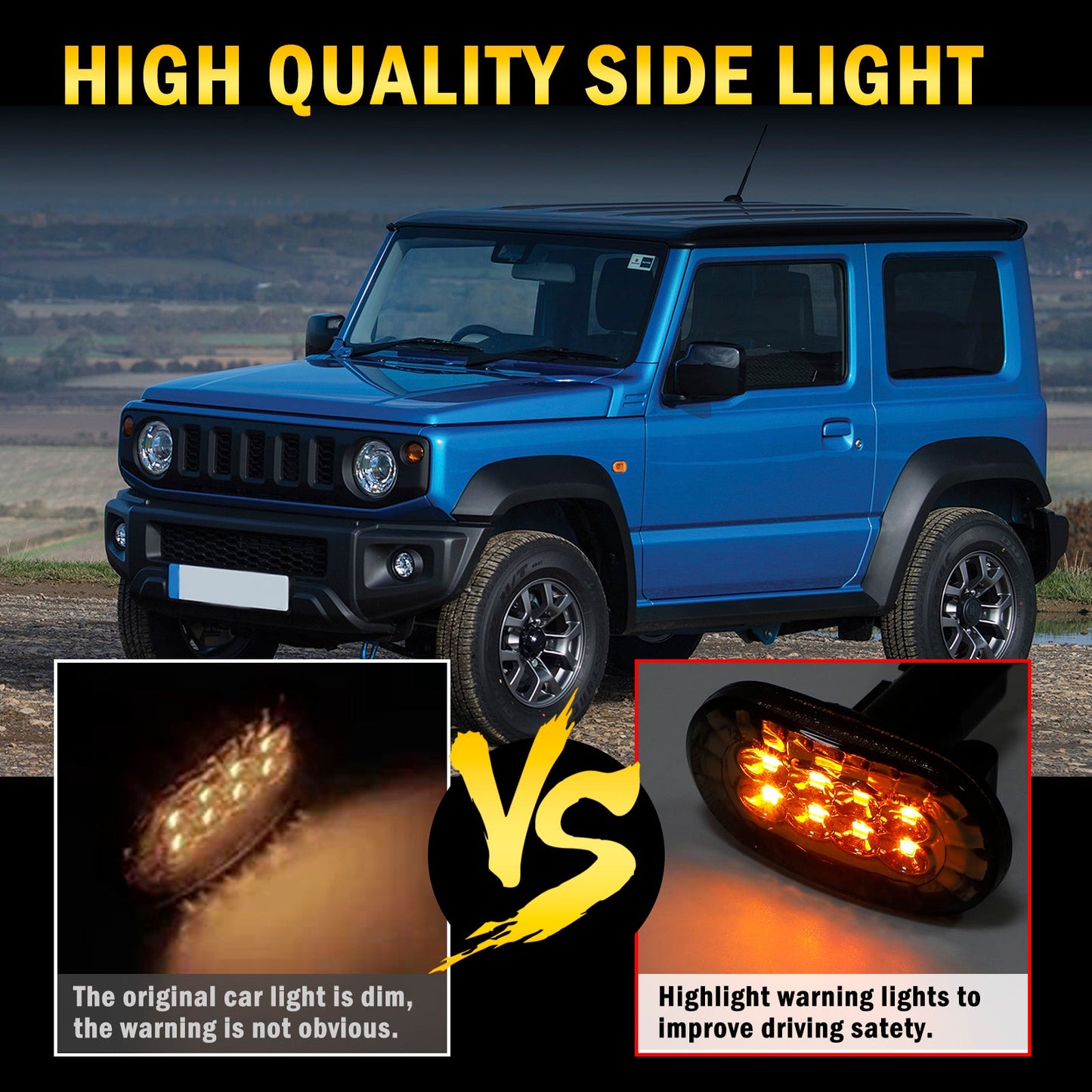 Suzuki Jimny JB64 JB74 Smoked Pair of Side Marker Light Turn Signal Light