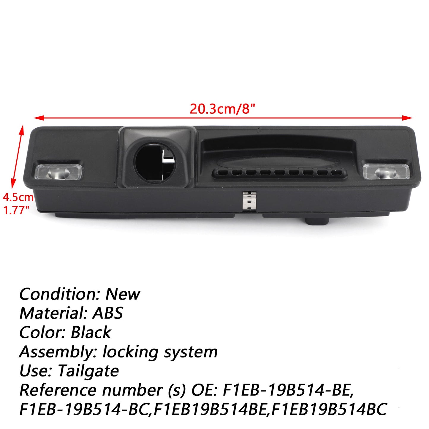 2012-2018 Ford Focus ST Boot Tailgate Handle Trunk Handle Switch F1EB-19B514-BE