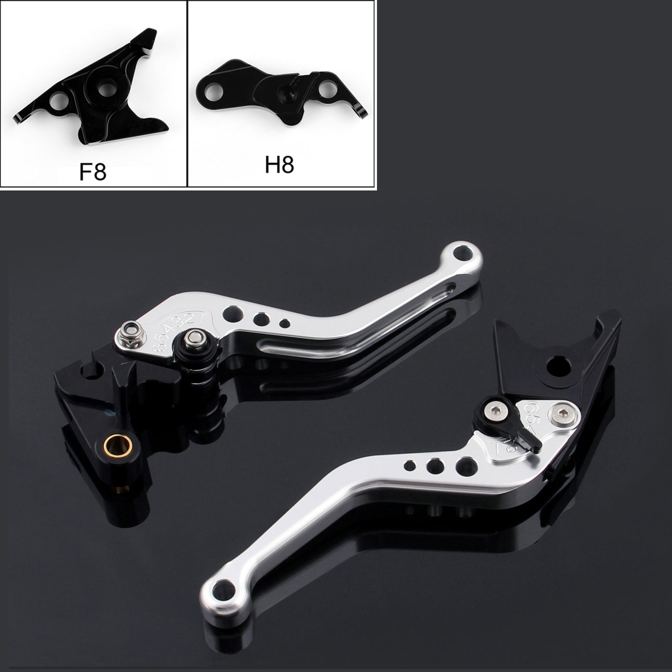 Short Brake Clutch Levers For Hyosung GT250R 2006-2010 GT650R 2006-2009 Black