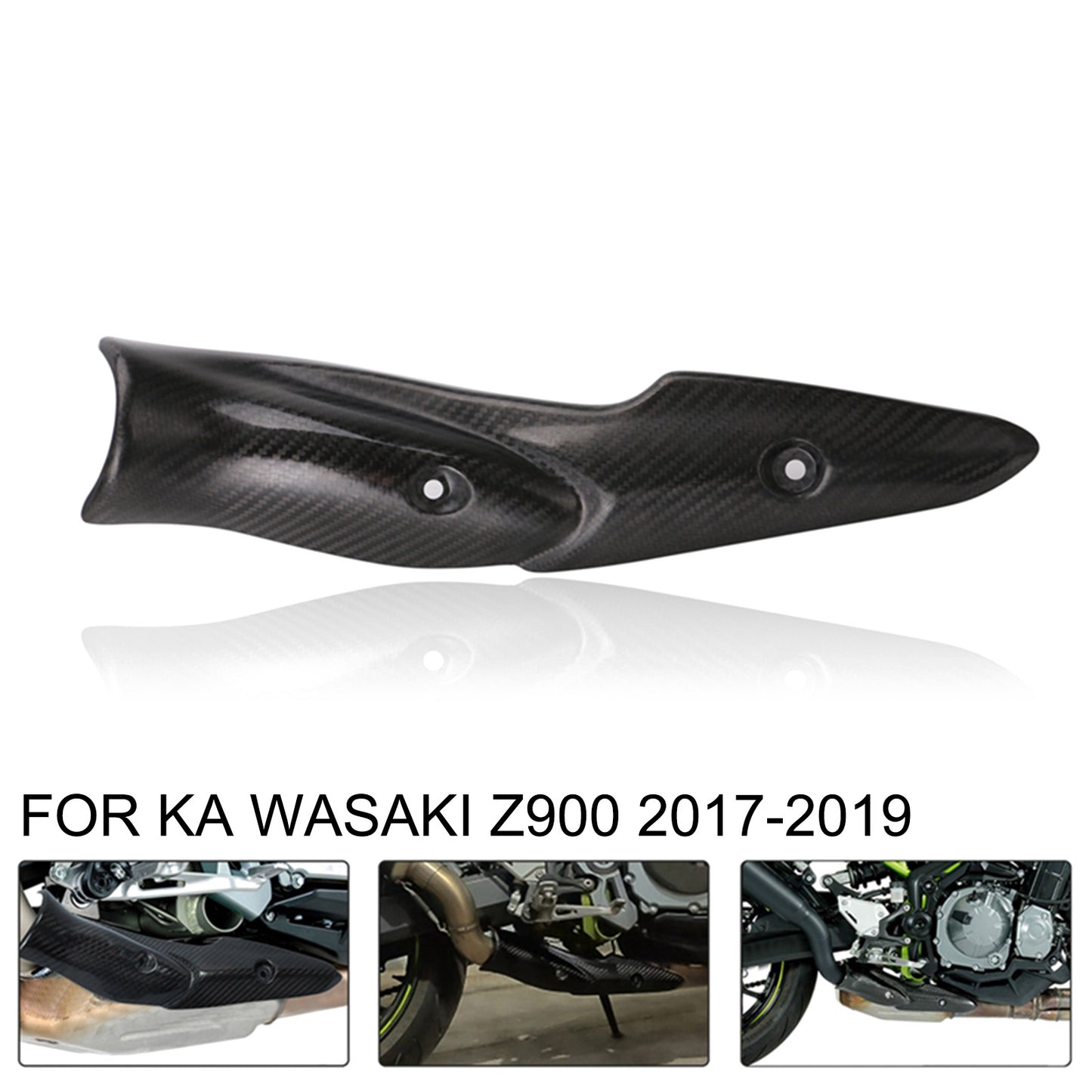 Pipe Heat Shield Cover Guard Scalding Shell For Kawasaki Z900 2017-2019