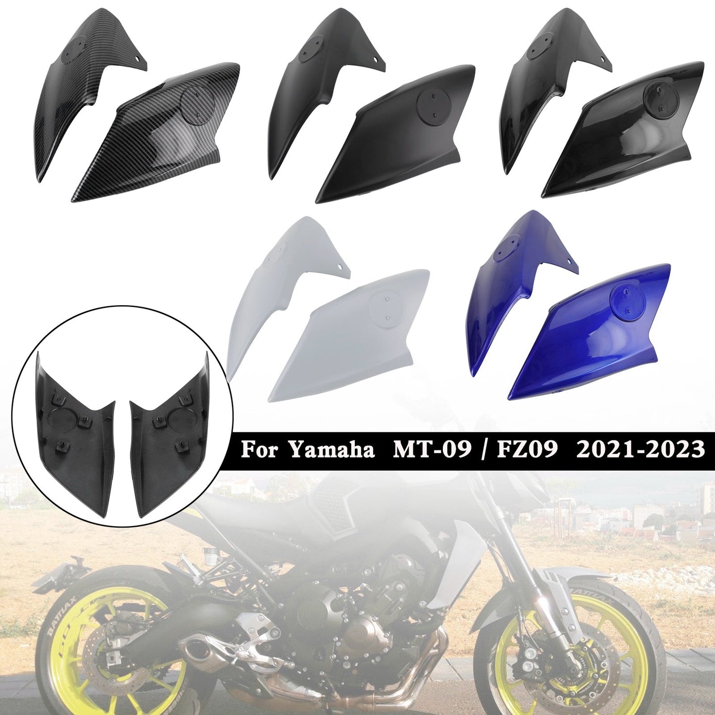 Yamaha MT-09 FZ09 2021-2023 Air Intake Covers Tank Side Panel Fairing