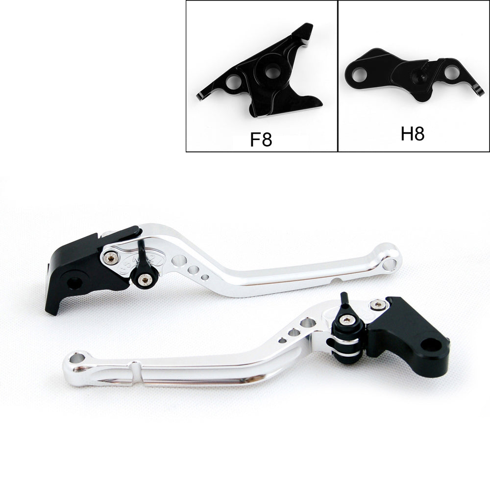 Long Brake Clutch Levers For Hyosung GT250R 2006-2010 GT650R 2006-2009 Black