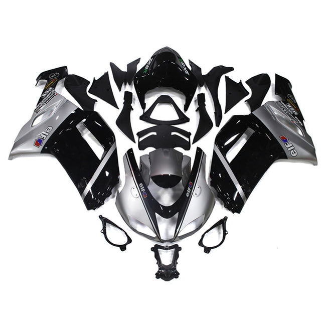 2007-2008 Kawasaki ZX6R Fairing Kit Bodywork Plastic ABS