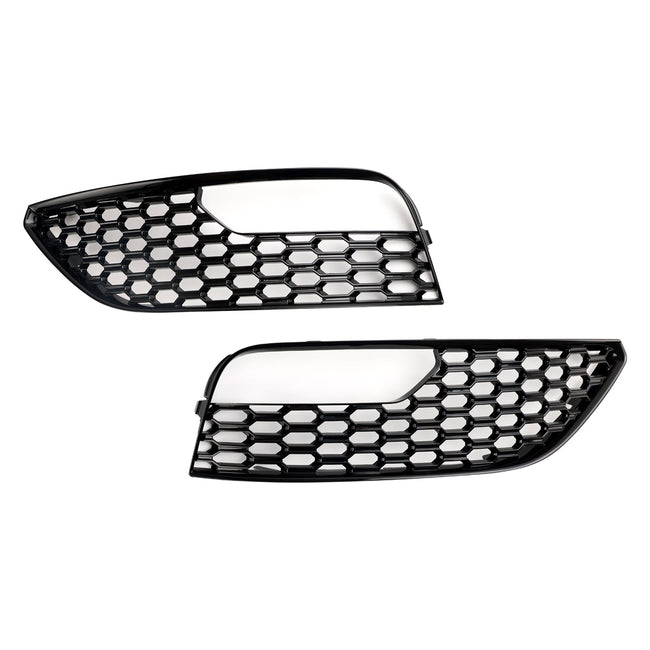 2012-2016 Audi A3 S3 Mesh Front Bumper Fog Light Surround Cover Grille 2PCS