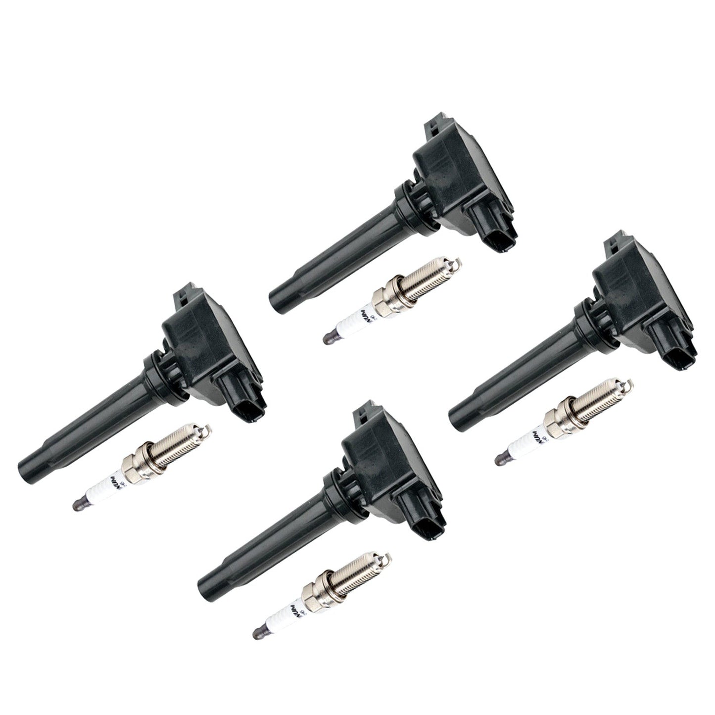 2013-2018 Mazda CX-5 2.0L L4 4x Ignition Coils+Spark Plugs UF656 Fedex Express