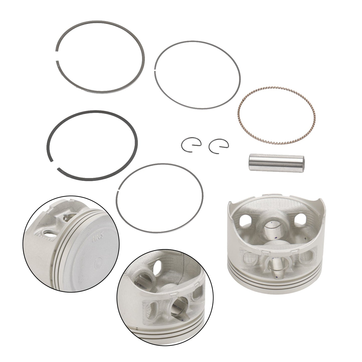 Honda Rancher Trx350Fe Te 2000-2006 Engine Piston Kit Standard Bore 78.5Mm