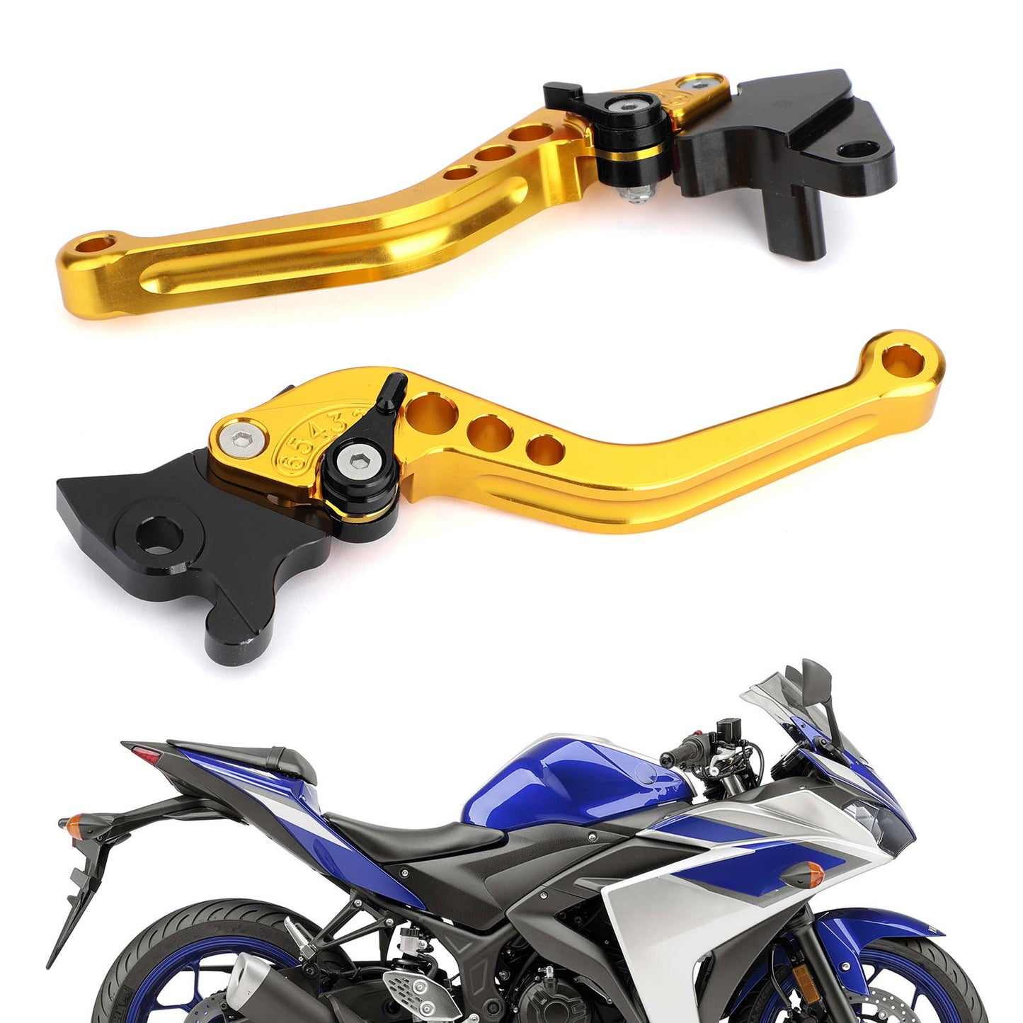 Brake Clutch Levers For YAMAHA YZF-R15 2008-2014