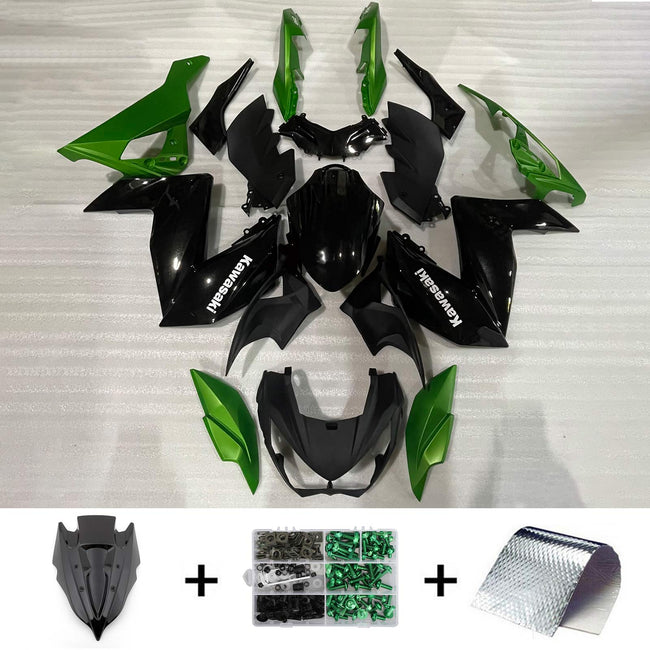 2015-2016 Kawasaki Z250 Z300 Injection Fairing Kit Bodywork Plastic ABS#111