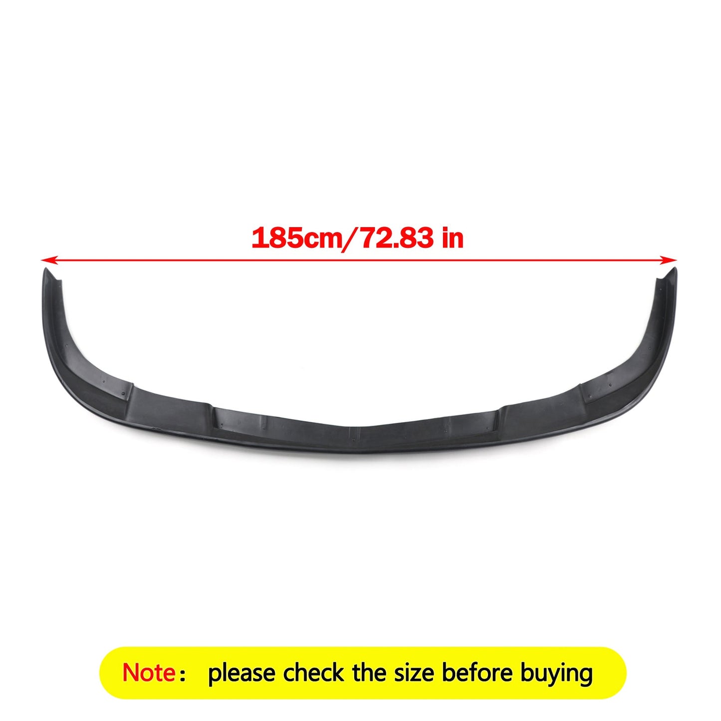 Front Bumper Lip Spoiler For 05-13 Chevy Corvette C6 Z06 Coupe ZR1 Style