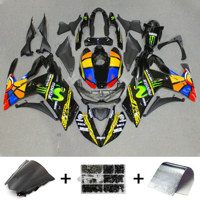 2014-2018 Yamaha YZF-R3 2015-2017 R25 Injection Fairing Kit Bodywork ABS#164