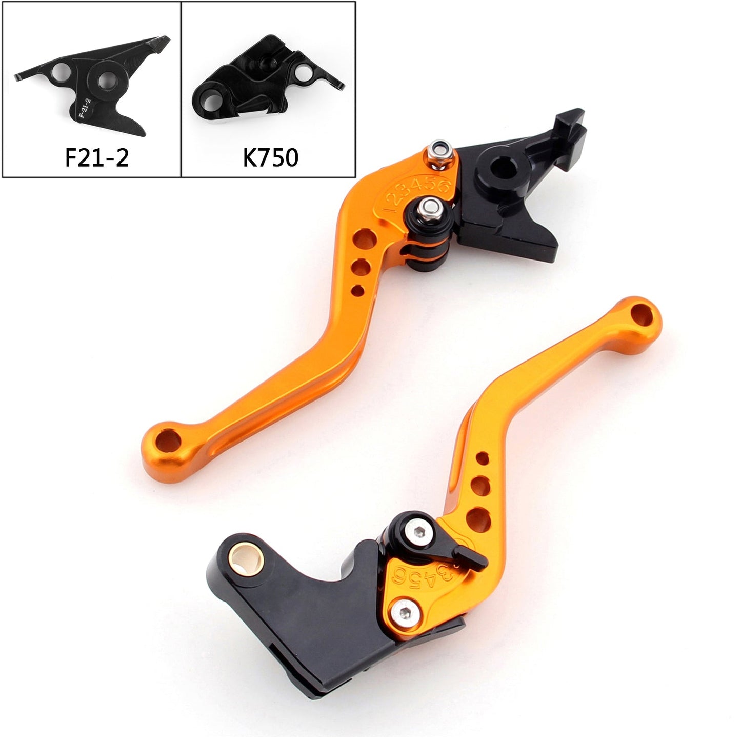 CNC Aluminum Motorcycle Short Clutch Brake Lever For Kawasaki Z900 2017-2018 BK