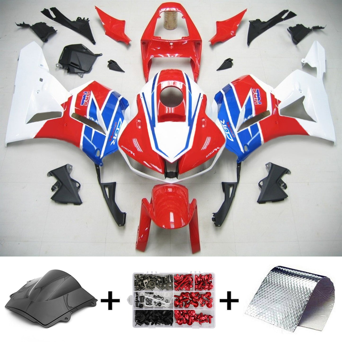 2013-2023 Honda CBR600RR F5 Injection Fairing Kit Bodywork Plastic ABS #101