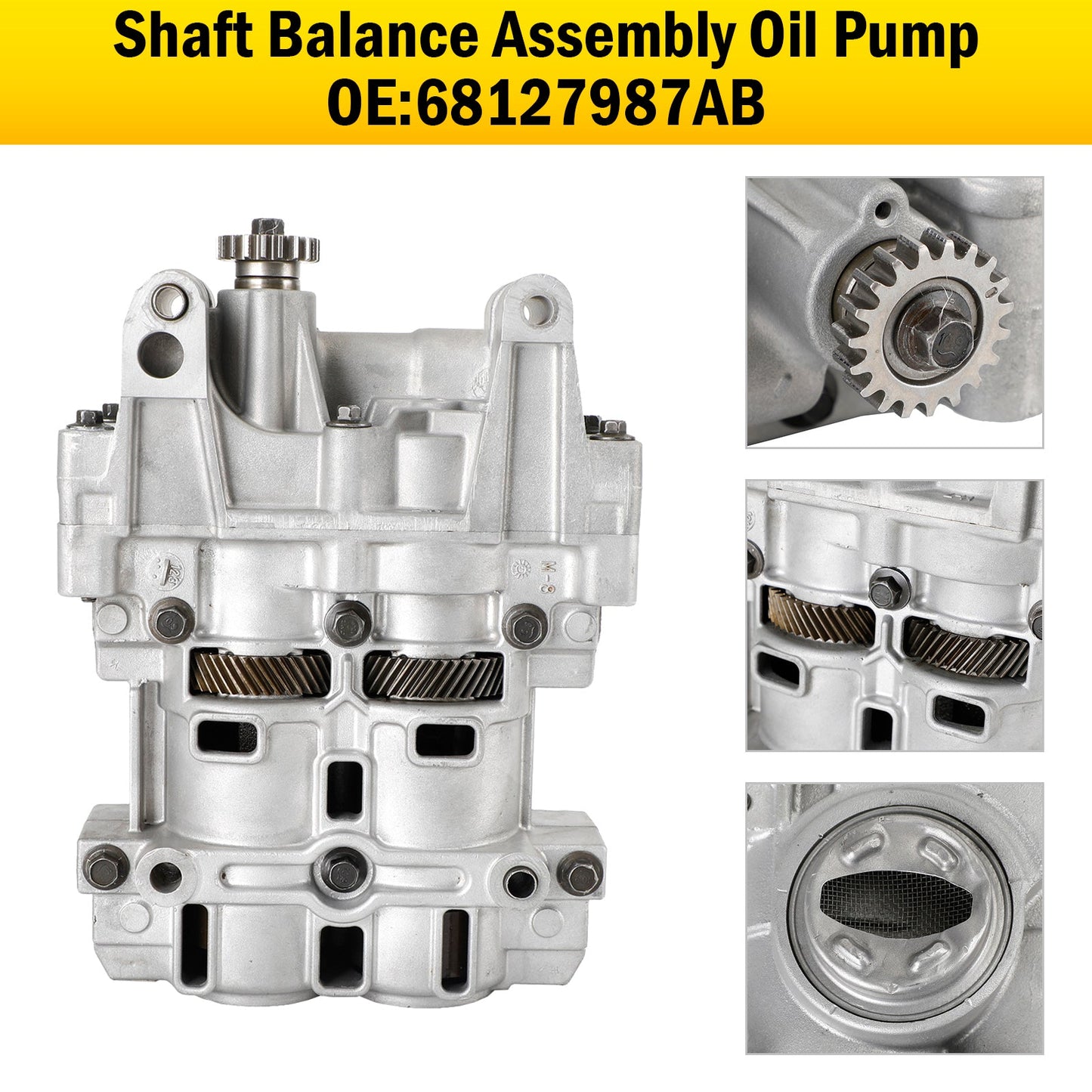 2007-2016 Dodge Avenger Status Chrysler Sebring 2.4L Shaft Balance Assembly Oil Pump 68127987AB