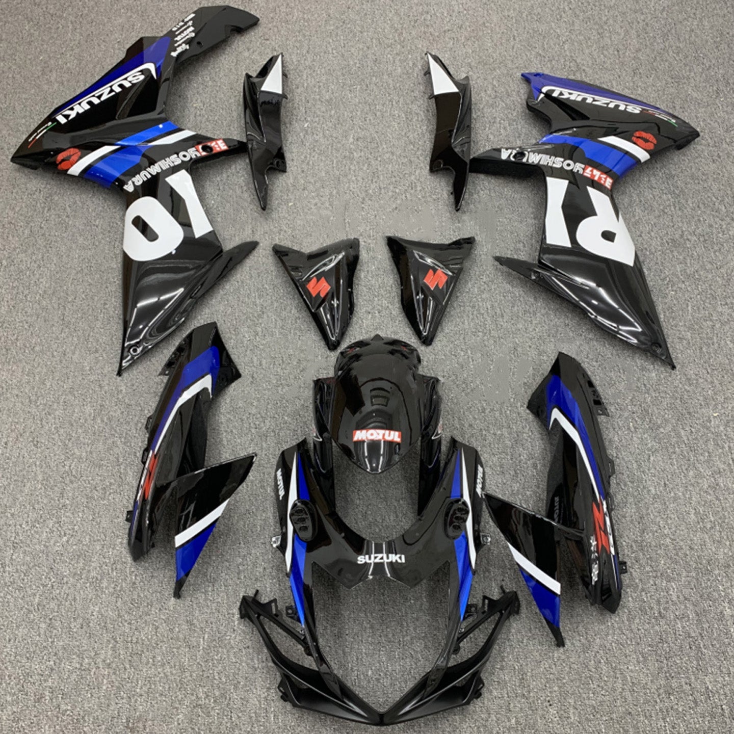 2011-2024 Suzuki GSXR 600/750 K11 Amotopart Injection Fairing Kit Bodywork Plastic ABS #101