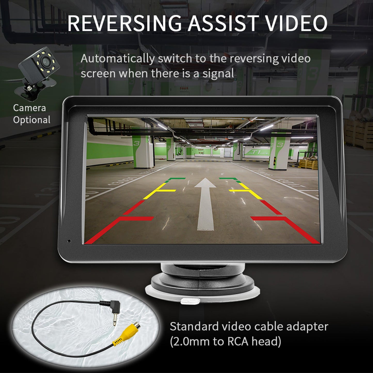 7" Wireless Carplay Car MP5 Player Multimedia Bluetooth Sunshade Remote Control