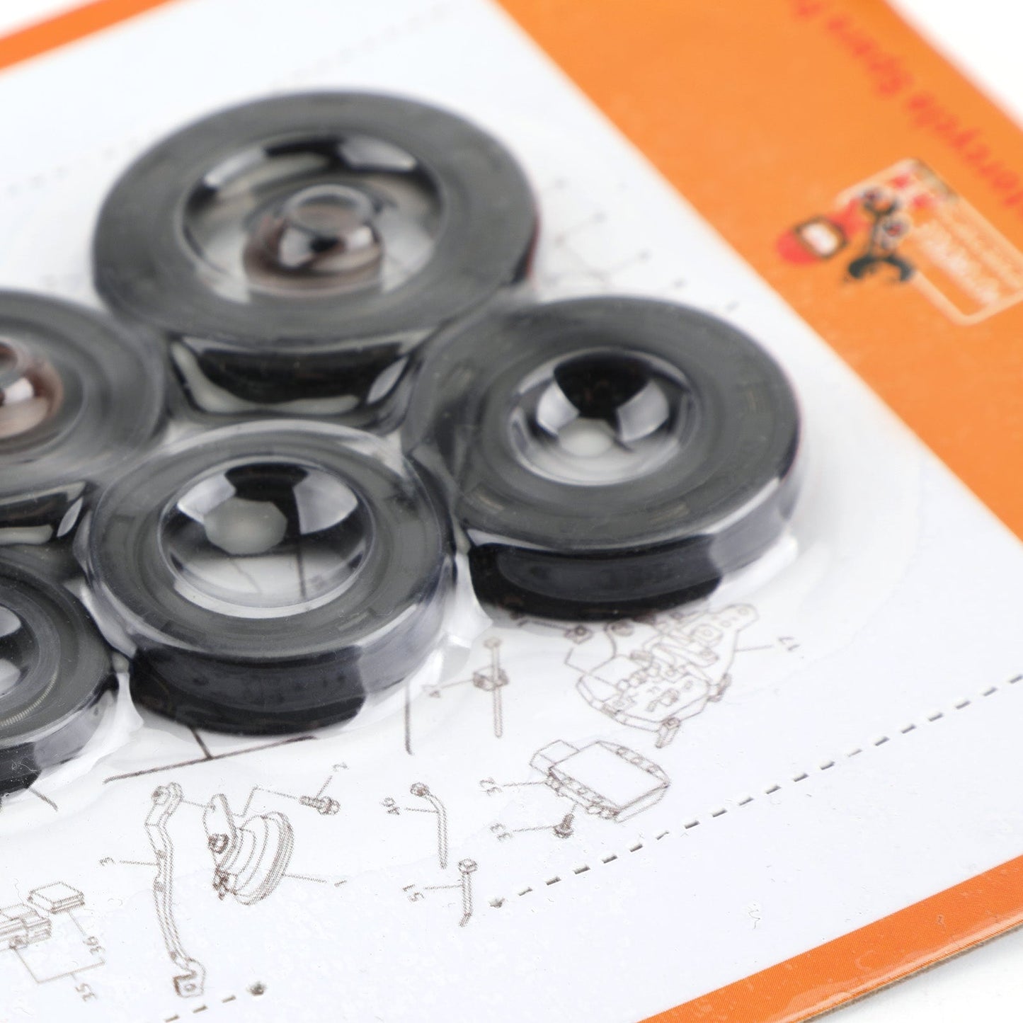 9pcs Engine Oil Seal Kit Set for Honda XL185 XL185S 1979-1993 XL200R 1983-1984
