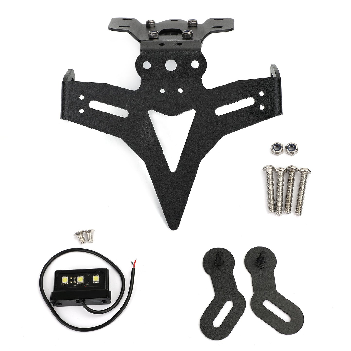License Plate Bracket For Yamaha MT-07 FZ-07 14-18 BLK